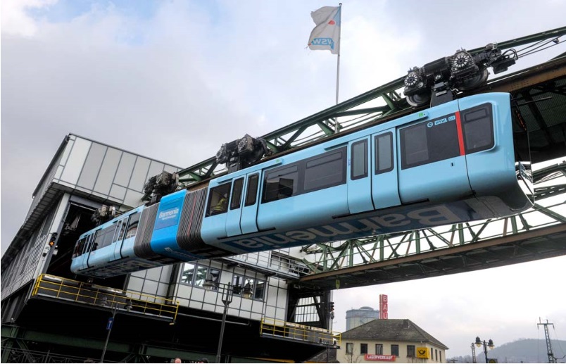 New Wuppertal sky train: commissioning tests