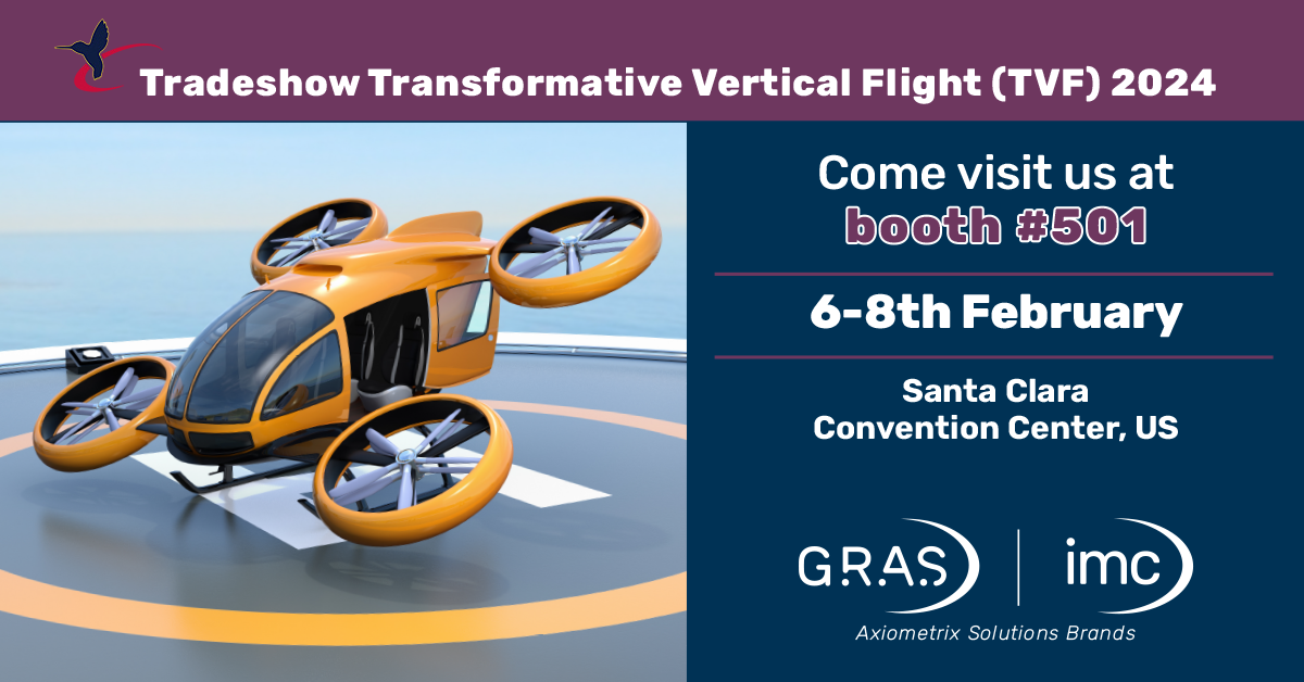 Join imc Test & Measurement at booth 501 at the Transformative Vertical Flight (TVF) 2024!