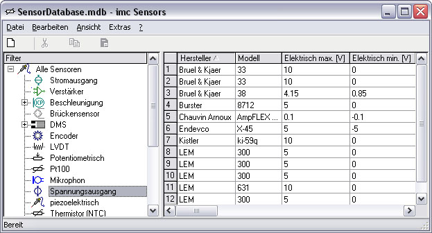 imc Sensors Screenshot