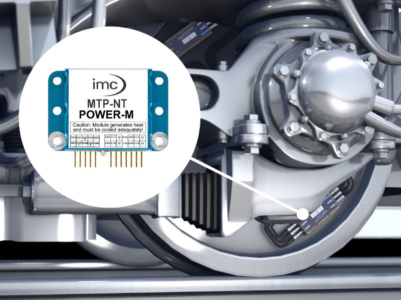 [Translate to Deutsch (de):] imc xTP-NT-POWER-M Module in a railway application