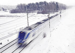 Messungen an Schienenfahrzeugen auch bei Eis und Schnee